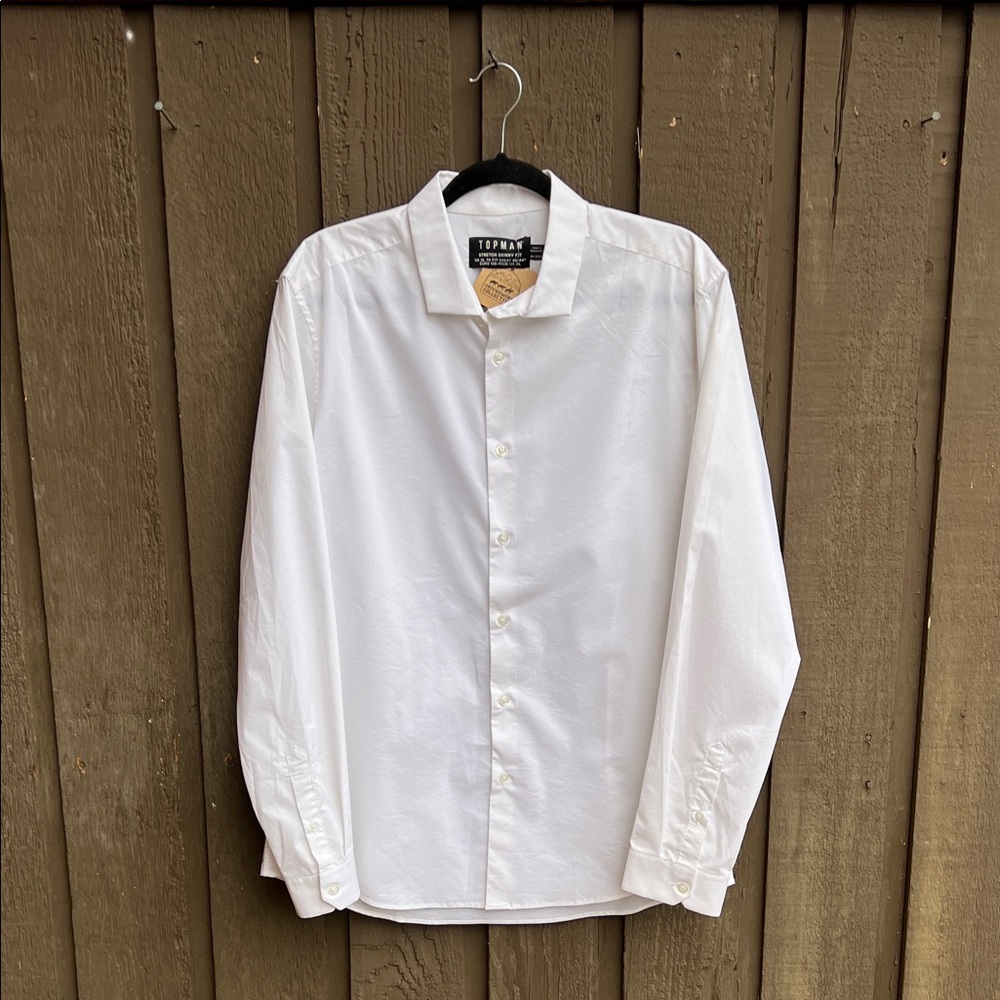 Topman White Button Down Shirt